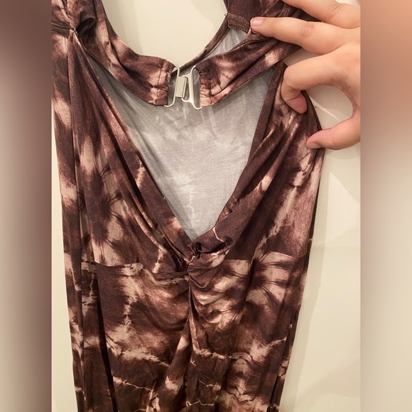 NWT I.AM.GIA Brown/Tan Evie Maxi Dress - Picture 4 of 4